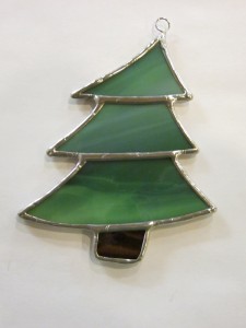 Christmas Tree Ornament - Stained Glass - Lee Klade