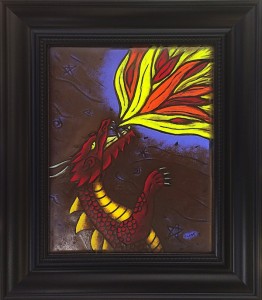 Fire Breather - Stained Glass - Lee Klade