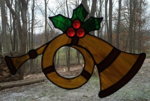 Holiday Horn - Stained Glass - Lee Klade
