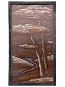 The Creek (on float glass) - Stained Glass - Lee Klade